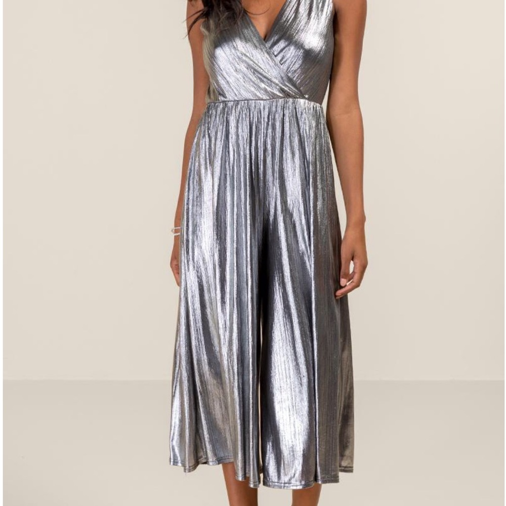 Genesis SHINE jumpsuit - Metallic • Silver - XS